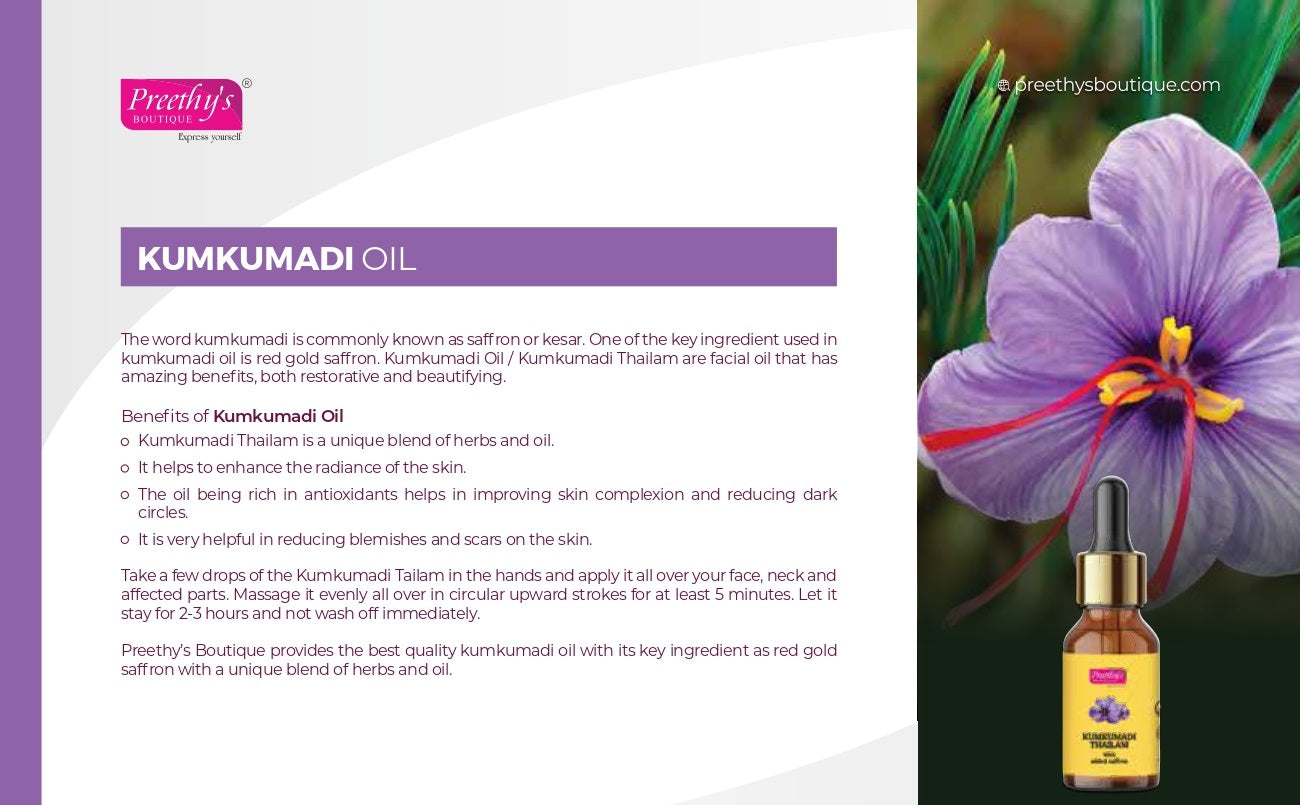 Kumkumadi Thailam With Added Saffron (2x15 ml)